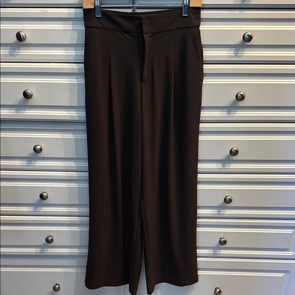 Athleta Truffle Brown wide pinnacle Women's Pants - Picture 6 of 7